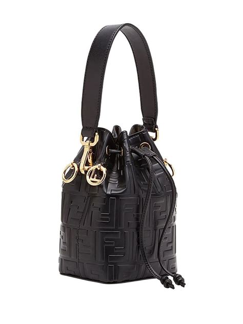 fendi women's black mon tresor mini bag